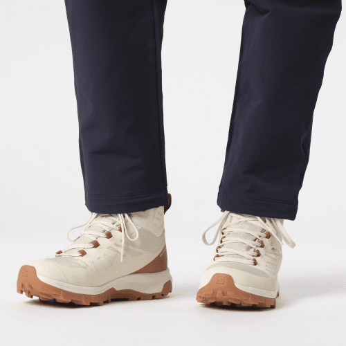 Salomon Women's OUTblast Thinsulate Climasalomon Waterproof - Almond Milk/Rawhide/Gum8