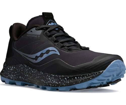 Saucony Women Peregrine Ice+ 3 - Black/Summit