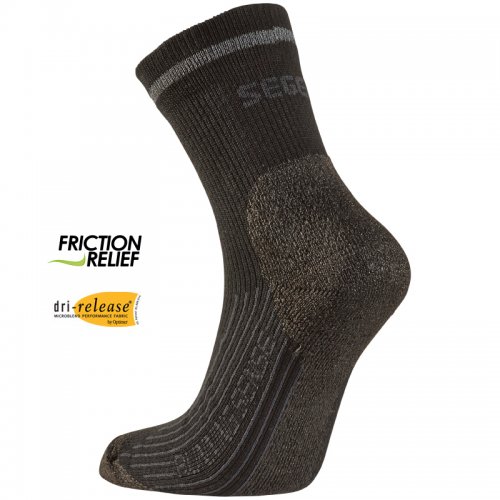 Seger Running Mid Comfort - Black/Grey