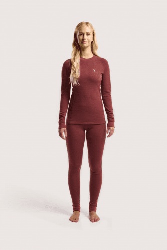 Seger Termowool 200g Terry Set Women - Rouge