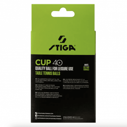 Stiga Ball Cup 40+ 12-pack - White