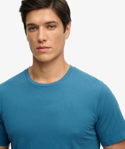 Superdry Men's Classic Essential Tee - Copen Blue