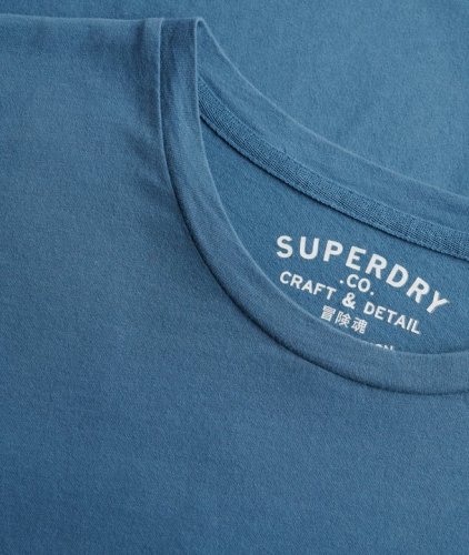 Superdry Men's Classic Essential Tee - Copen Blue