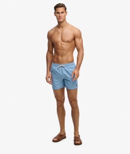 Superdry Men's Embroidered Logo 15 Swim Short - Endless Sky Blue