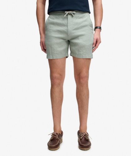 Superdry Men's Merchant Linen Shorts - Bay Green