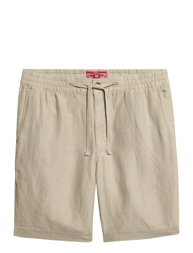 Superdry Men's Merchant Linen Shorts - Sand