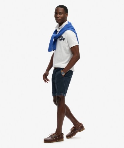 Superdry Men's Premium Regular Chino Short - Eclipse Navy