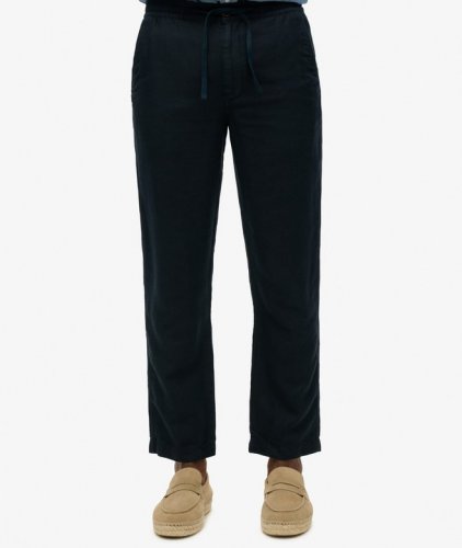 Superdry Merchant Linen Pant - Eclipse Navy