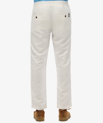 Superdry Merchant Linen Pant - Optic