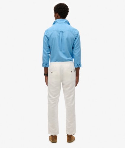 Superdry Merchant Linen Pant - Optic
