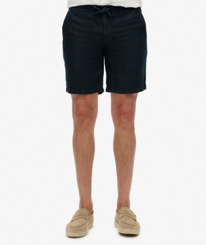 Superdry Merchant Linen Shorts - Eclipse Navy