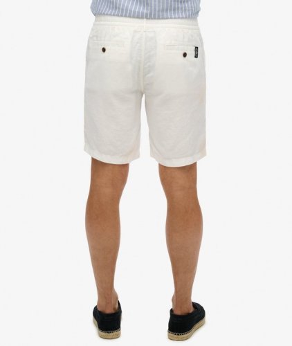 Superdry Merchant Linen Shorts - Optic