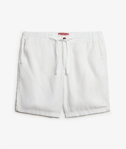 Superdry Merchant Linen Shorts - Optic