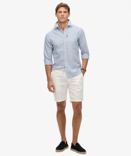 Superdry Merchant Linen Shorts - Optic