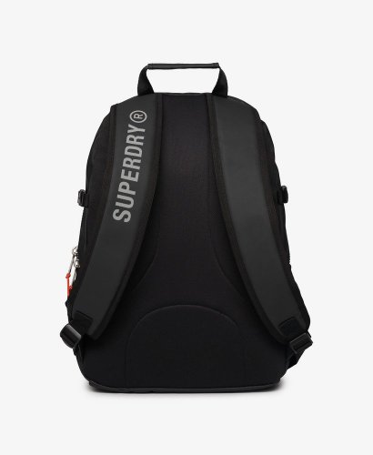 Superdry Tarp Embroidered Rucksack - Black / Khaki Green
