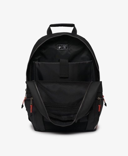 Superdry Tarp Embroidered Rucksack - Black / Khaki Green