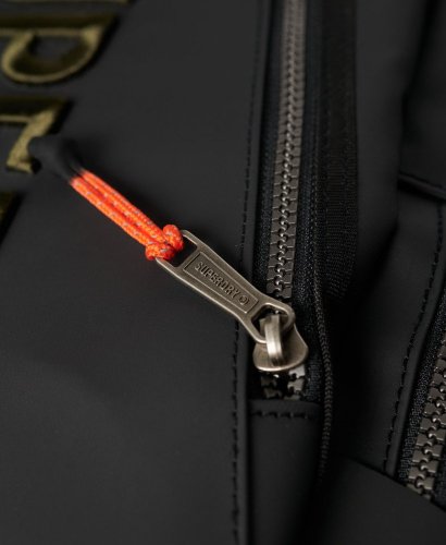 Superdry Tarp Embroidered Rucksack - Black / Khaki Green