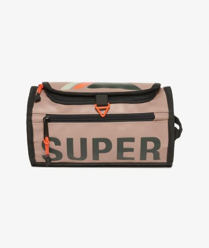 Superdry Tarp Wash Bag - Beige