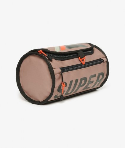Superdry Tarp Wash Bag - Beige