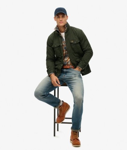 Superdry Vintage Embroidery Cap - Eclipse Navy