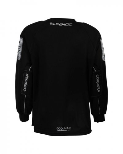 Unihoc Goalie Sweater ALPHA - Black/Silver