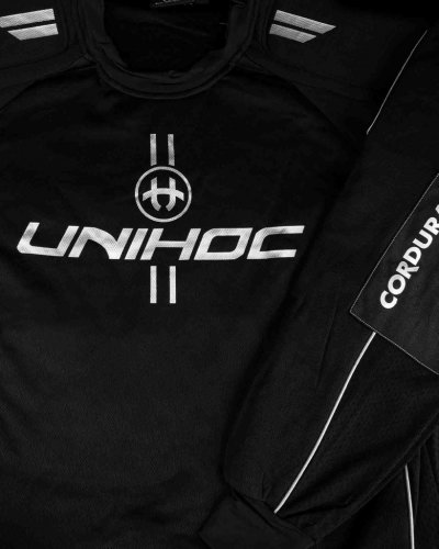 Unihoc Goalie Sweater ALPHA - Black/Silver