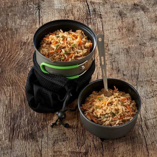 TrekN Eat Garden Vegetables With Risotto