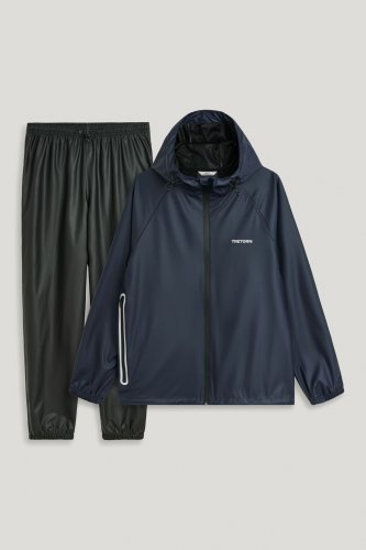 Tretorn Packable Rainbreaker Set - Navy Blaze