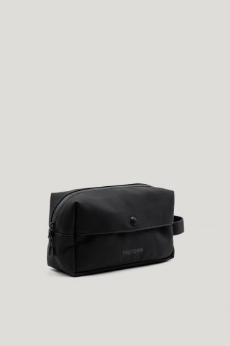 Tretorn PU Wash Bag - Jet Black