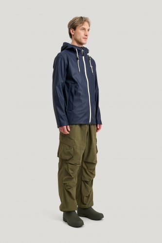 Tretorn Wings Coach Rain Jacket - Navy Blaze