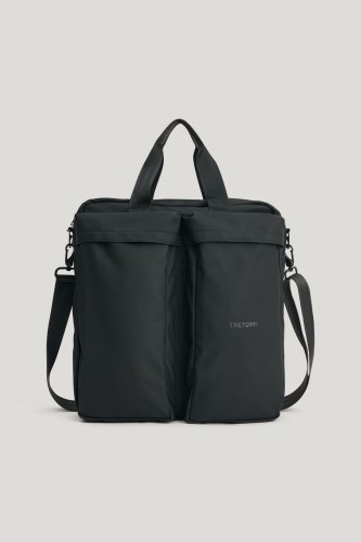 Tretorn Wings Shoulder Tote - Black