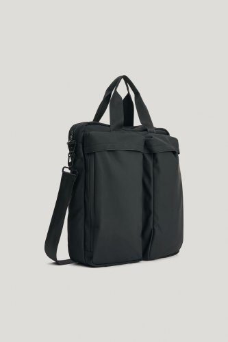 Tretorn Wings Shoulder Tote - Black
