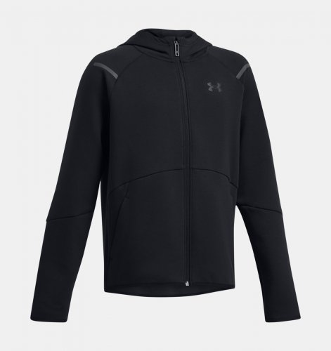 Under Armour Boys UA Unstoppable Fleece Full-Zip - Black