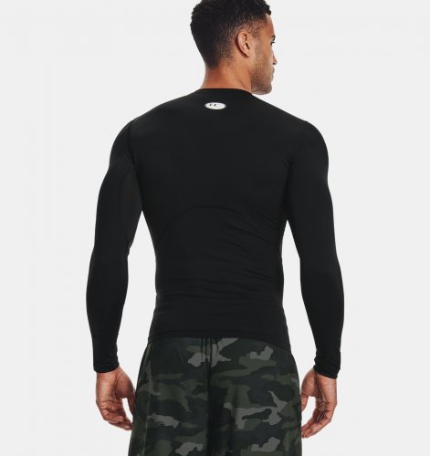 Under Armour HeatGear Armour Fitted Long Sleeve - Black