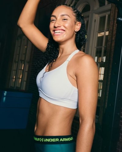 Under Armour Infinity Mid 2.0 Bra - White