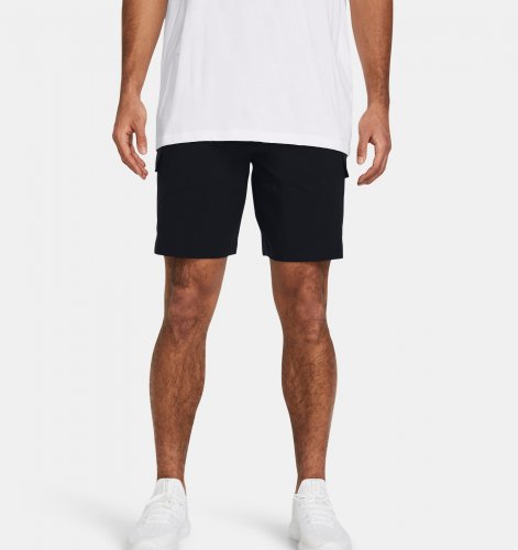 Under Armour Men's Stretch Woven Cargo Shorts - Black