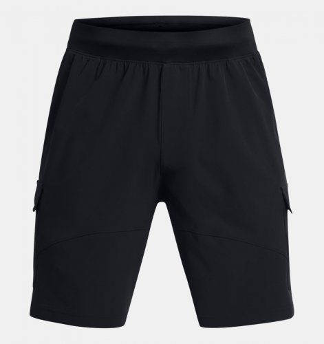 Under Armour Men's Stretch Woven Cargo Shorts - Black