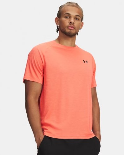 Under Armour Men's Tech Textured Short Sleeve - Venom Red