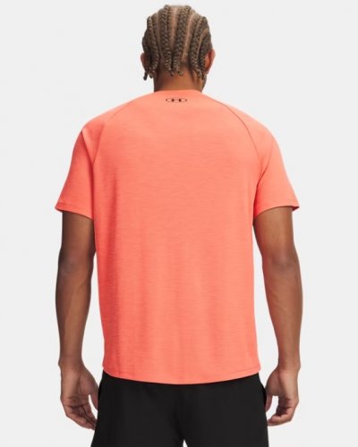 Under Armour Men's Tech Textured Short Sleeve - Venom Red