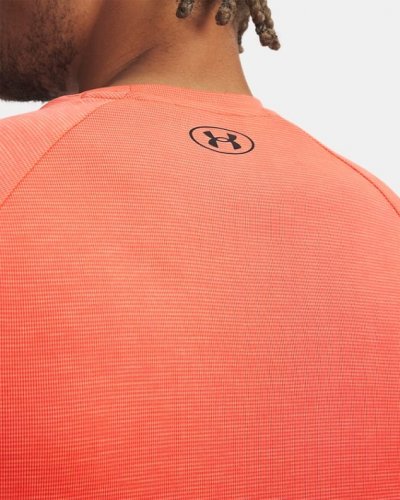 Under Armour Men's Tech Textured Short Sleeve - Venom Red