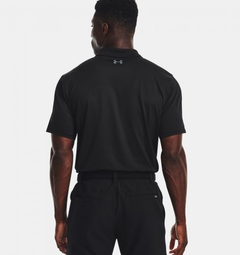 Under Armour Men's UA Matchplay Polo - Black / Pitch Gray