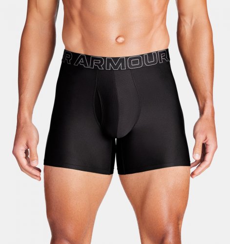 Under Armour Men's UA Performance Tech 6inch Boxerjock - Black