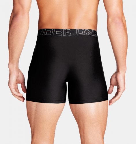 Under Armour Men's UA Performance Tech 6inch Boxerjock - Black
