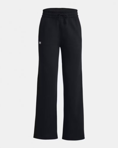 Under Armour Women's Rival Fleece Straight Pants - Black