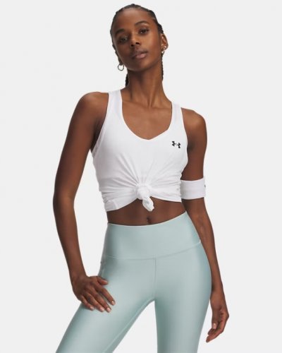Under Armour Women's Tech Mesh Racer Tank - White