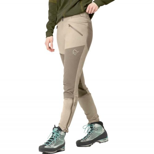 Norrøna Falketind Rugged Slim Pants Women - Pure Cashmere