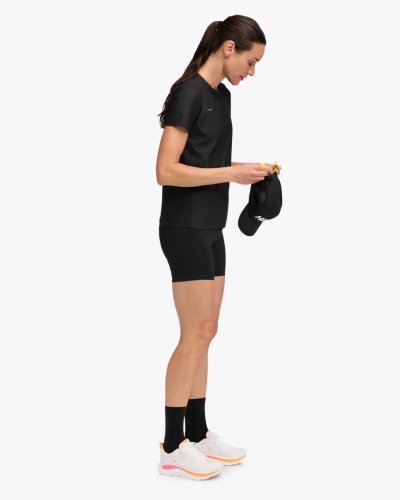 Hoka Women Airolite Short Sleeve 2.0 - Black