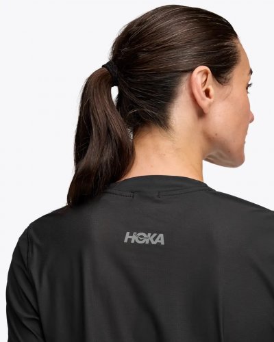 Hoka Women Airolite Short Sleeve 2.0 - Black