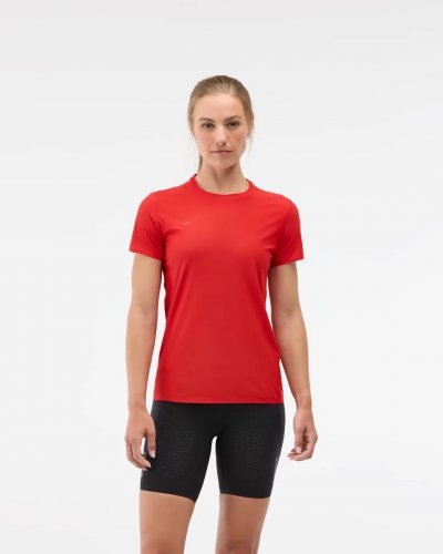 Hoka Women Airolite Short Sleeve 2.0 - Vermillon