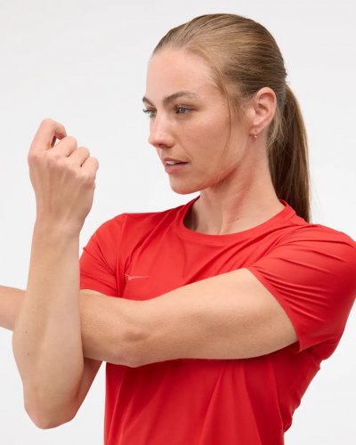 Hoka Women Airolite Short Sleeve 2.0 - Vermillon